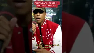 THROWBACK : ‘03 Pharrell Freestyling On TRL 🗣️ 🔥 #pharrellwilliams #2000s #mtv