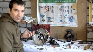 Мост Днепр МТ-16 (ч.2): Замена сальников. (Differential drive Dnepr: Replacement seals)