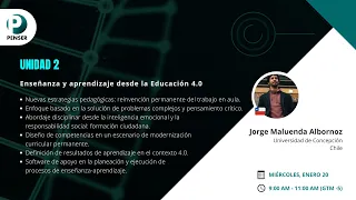 Enseñanza y aprendizaje desde la Educación 4.0​ - Prof. Jorge Maluenda