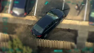 Police video shows arrest of 3 suspects following pursuit in Whitehall