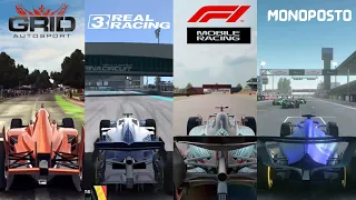 Grid Autosport vs Real Racing 3 vs F1 Mobile Racing vs Monoposto