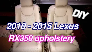 2010 - 2015 Lexus RX350 upholstery Replacement | AL10 | 3rd Gen (leatherseats.com)