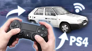 DALKOVÉ OVLÁDÁNÍ MÉHO AUTA PŘES PS4 DUALSHOCK! 😱