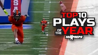 TOP 10 HIGH SCHOOL FOOTBALL PLAYS OF THE YEAR | 2023 SEASON 🏈 🔥