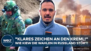 PUTINS KRIEG: Ukraine stört Russland-Wahl! "Jede Nacht dutzende Drohnen!"