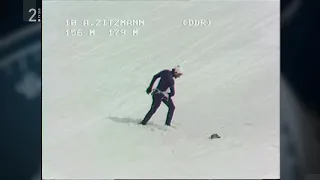 Axel Zitzmann - 179.0 m (fallen WR) - SFWCH Planica 1979