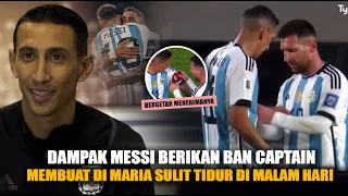 Hatinya Sangat Mulia! Curhat Dimaria yg Menangis saat di Berikan Ban captain Argentina Oleh Messi