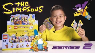 LEGO SIMPSONS SERIES 2 Minifigures! Surprise Blind Bag Opening!