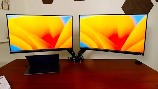Monitor Mount UPGRADE - Huanuo HNDS7 Unbox and Setup