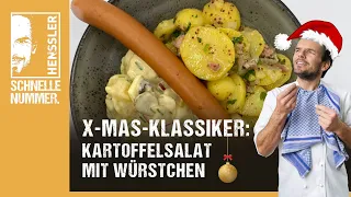 Schnelles Zweierlei Kartoffelsalat mit Würstchen Rezept von Steffen Henssler | Günstige Rezepte