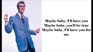 Maybe Baby - Buddy Holly Lyrics