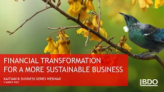 Financial transformation for a more sustainable business | BDO New Zealand