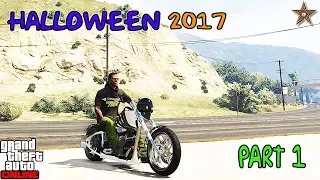 GTA ONLINE HALLOWEEN 2017 - БЭТМОБИЛЬ И БАЙК С ЧЕРЕПОМ (1 ЧАСТЬ)