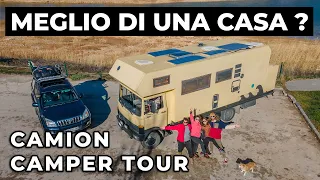 VIVONO E VIAGGIANO IN CAMPER DA 6 ANNI 👉 Da Camion a una CASA DA SOGNO 🚚🌎 | CAMION CAMPER TOUR