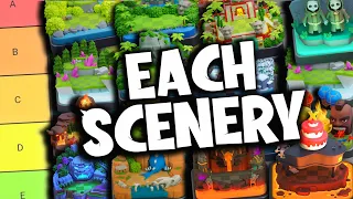 I Ranked Each Scenery In Clash Of Clans | #tierlist #coc