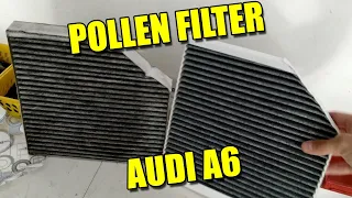 Change Pollen Cabin Filter on Audi A6 C7