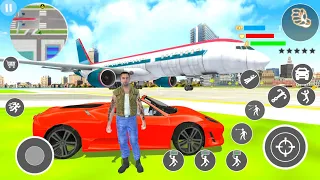 Ropehero Mafia Escaping From Police Officer Car and Army Fighter Tanks Simulator - Android Gameplay.