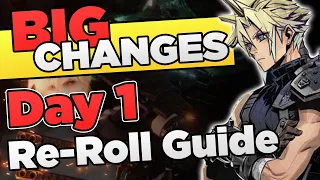 IMPORTANT! FF7 Ever Crisis Reroll Strategies Get a Day 1 Update!! (Final Fantasy 7 Ever Crisis)