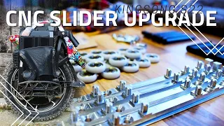 Kingsong S22 Suspension Upgrade | Alu CNC Slider Install - 6 Rollers | EUC