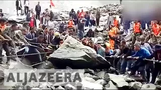 Over 100 missing after a massive landslide in Sichuan's Maoxin