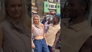 Their reactions👀😂 #public #reaction #dance #africa @jaymondy.