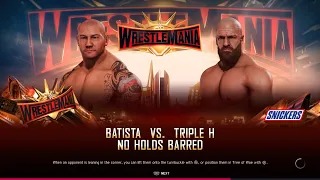 Triple H VS Batista WWE 2K20 HD