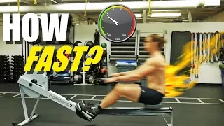 Rowing Machine: How Fast Should You Row?