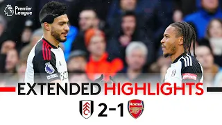 EXTENDED HIGHLIGHTS | Fulham 2-1 Arsenal | Raúl Jiménez & De Cordova-Reid Goals Complete Comeback!