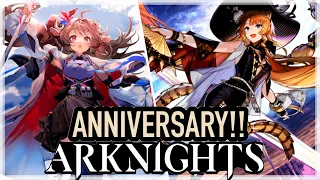 FREE PULLS! LIMITED OPERATORS! - ARKNIGHTS 4th ANNIVERSARY STREAM SUMMARIZED!!