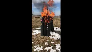 Combat Veteran Burns Uniform After Realising He Had Fought For Karens