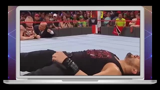 WWE Raw 2nd April 2018 Highlights HD   Roman Reigns attacked Brock Lesnar! Must Watch