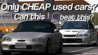 Can Gran Turismo 4 Be Beaten With Only CHEAP Used Cars?