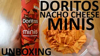 Unboxing Doritos Minis Nacho Cheese Tortilla Chips