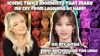 [REACTION] iconic TWICE moments that make me cry from laughing so hard!