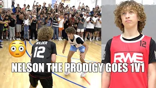 NELSON THE PRODIGY GOES 1V1! CROWD STORMS COURT!!