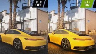 GTA 6 Graphics ✪ QuantV 3.0 - New Cinematic ReShade Preset - Graphics Comparison - RTXon vs RTXoff