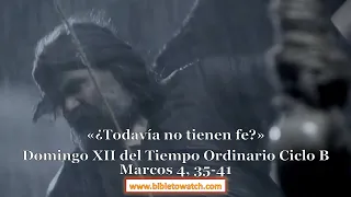 Domingo XII Del Tiempo Ordinario Ciclo B: Marcos 4, 35-41 #Bibletowatch