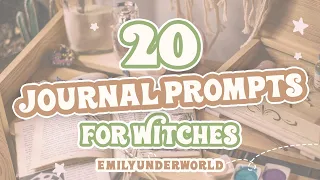 20 Journal Prompts for Witches | Grimoire / Book of Shadows ✍️