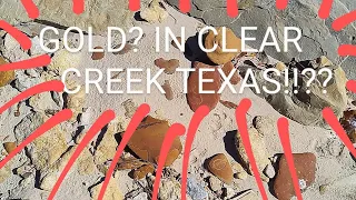 GOLD IN CLEAR CREEK TEXAS????? And exploring with USGS!