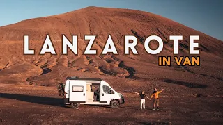 LANZAROTE in VAN | Tra VULCANI e OCEANO 🌋🇮🇨 [4K]