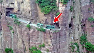 How Did The Chinese Build The Road On Cliffs? Incredible Mega Projects