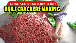 Bijili Crackers Making | Crackers Factory Tour in Sivakasi  | Firework Industries