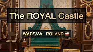 Famous Royal Castle in Warsaw, Poland 🇵🇱 | Completely Furnished | HD Video
