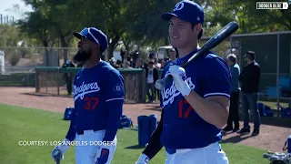 2024 Dodgers Spring Training: Shohei Ohtani batting practice, Teoscar Hernández & more from workout