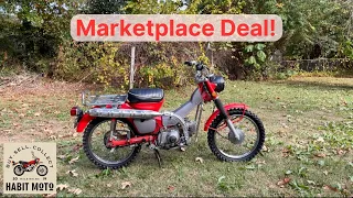 Scored a great Facebook marketplace deal on this 1970 Honda Trail 90!