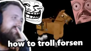 Forsen Reacts To how to troll forsen