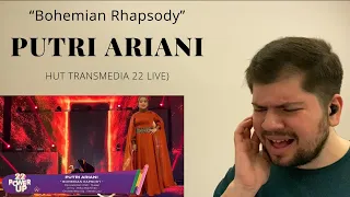 Putri Ariani X Choirs - "Bohemian Rhapsody" (HUT TRANSMEDIA 22 LIVE) - REACTION !!