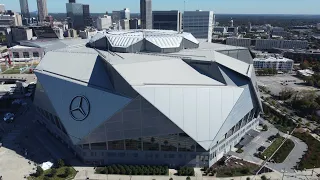 Atlanta Aerial View (Mercedes-Benz Stadium)