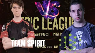 🔴DOTA 2[RU] Team Spirit vs Brame [Bo3]  EPIC League S3, Group Stage, Table