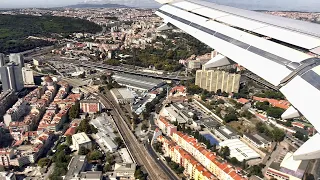 Tap Portugal A321neo Landing Lisbon
